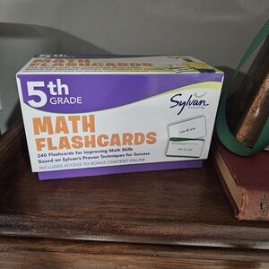 Sylvan 5th Grade Math Flash Cards 2013 Set Of 240